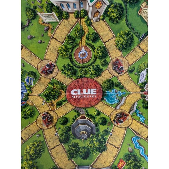2002 Clue Mysteries Board Game Replacement Parts Game Board - Picture 2 of 5